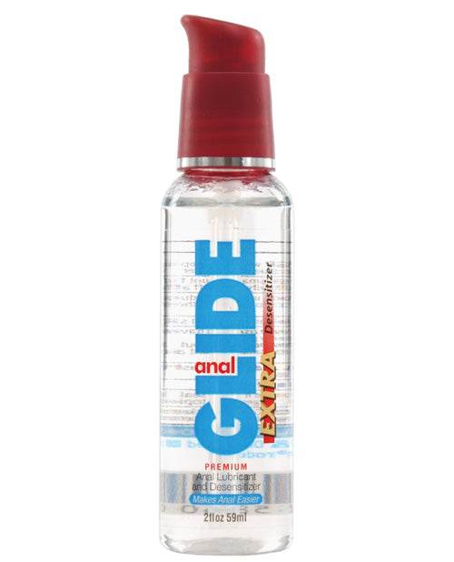 Anal Glide Extra Anal Lubricant & Desensitizer - 2 oz Pump Bottle - SEX LOVE DOLLS