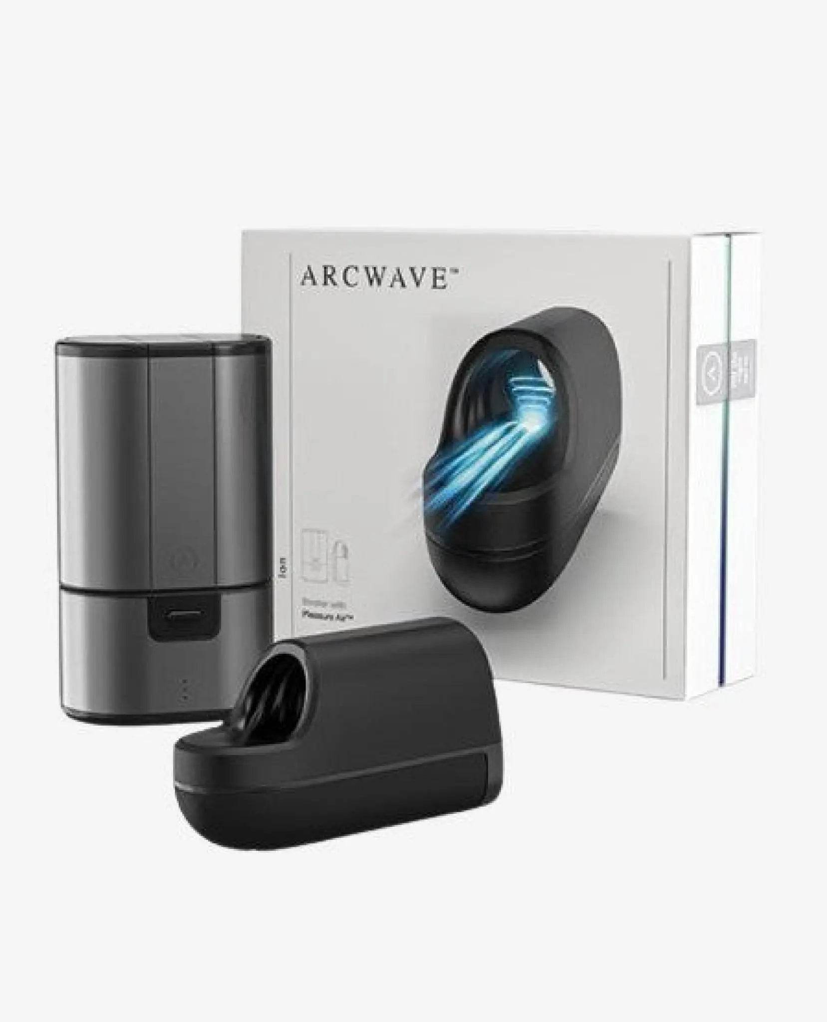 Arcwave Ion Pleasure Air Masturbator - Black - SEX LOVE DOLLS