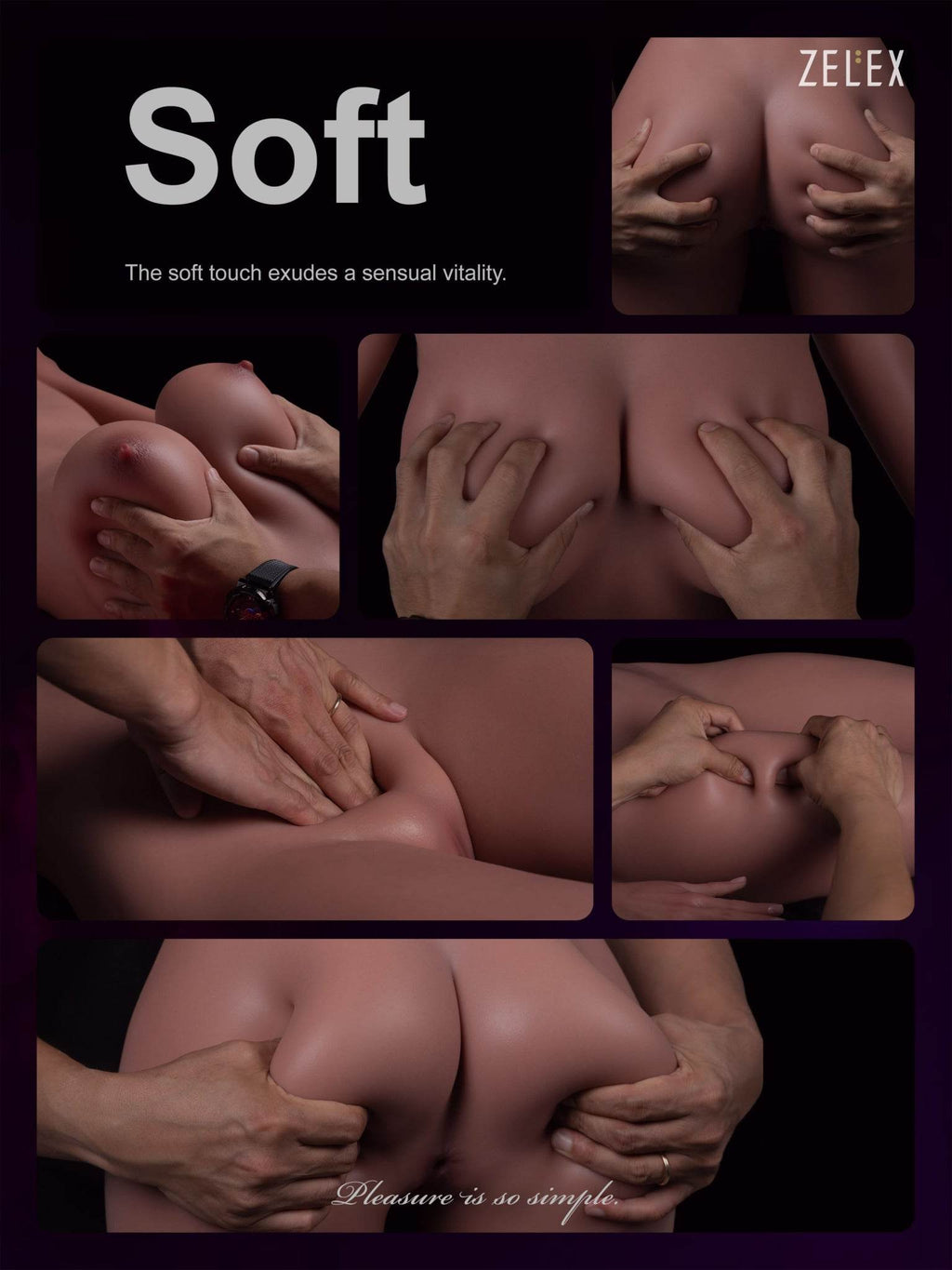 Ashtin Premium Silicone Head (Movable Jaw) + SLE Body Sex Doll - ZELEX® [USA STOCK] - SEX LOVE DOLLS