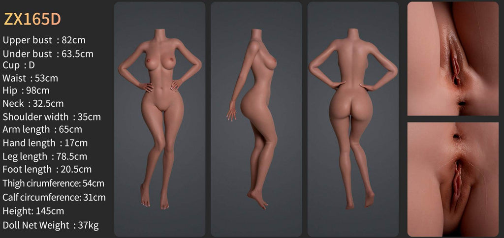 Bella Premium Silicone Head (Movable Jaw) + SLE Body Sex Doll - ZELEX® [USA STOCK] - SEX LOVE DOLLS