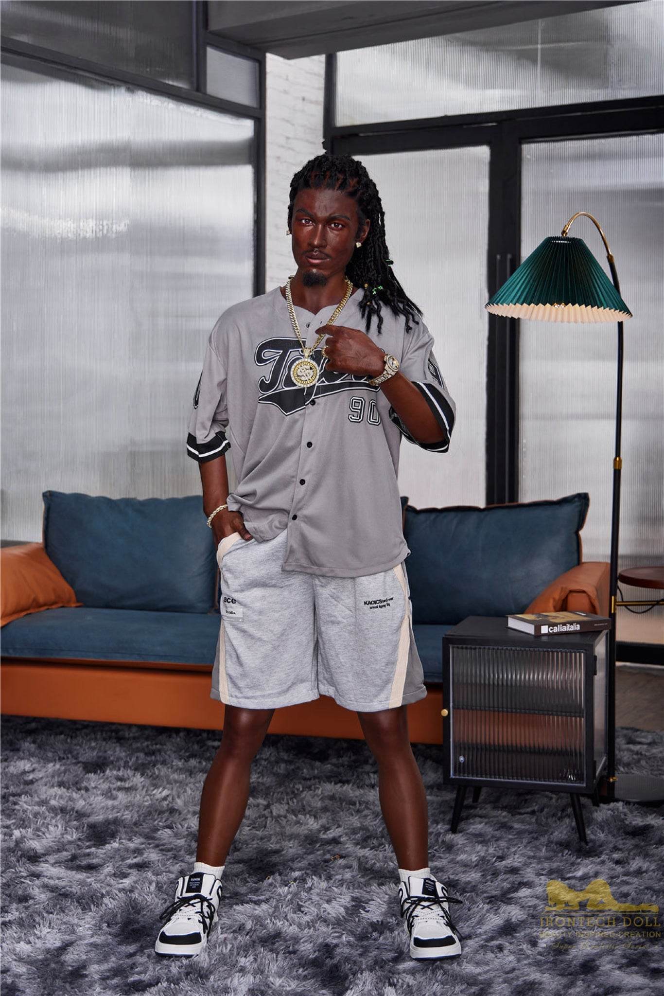 Bill Ebony Silicone Male Sex Doll - IronTech Doll® - SEX LOVE DOLLS