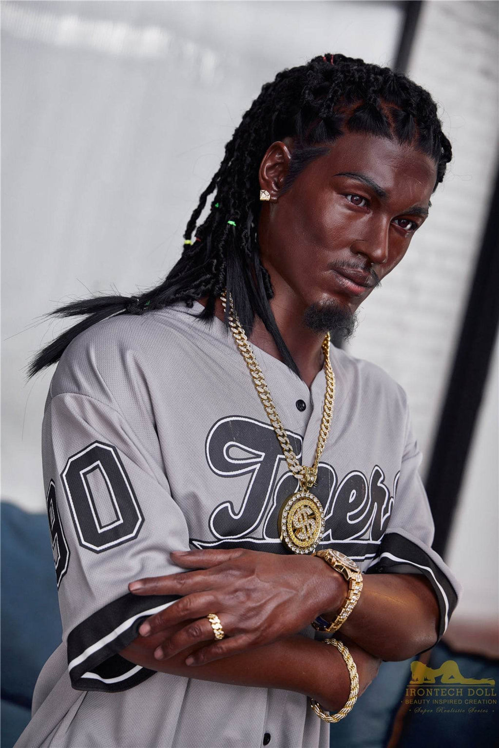 Bill Ebony Silicone Male Sex Doll - IronTech Doll® - SEX LOVE DOLLS