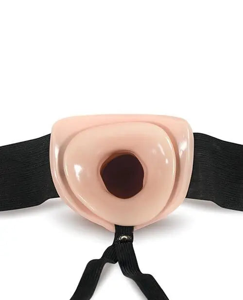 Blush Dr. Skin 7" Hollow Strap On - Vanilla