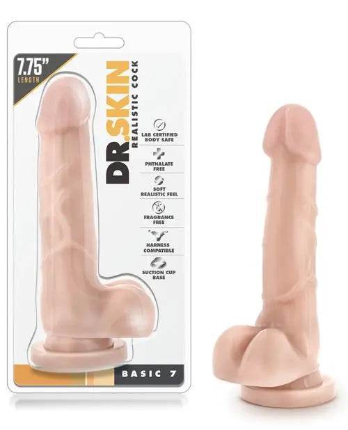 Blush Dr. Skin Basic 7 W-suction Cup - SEX LOVE DOLLS