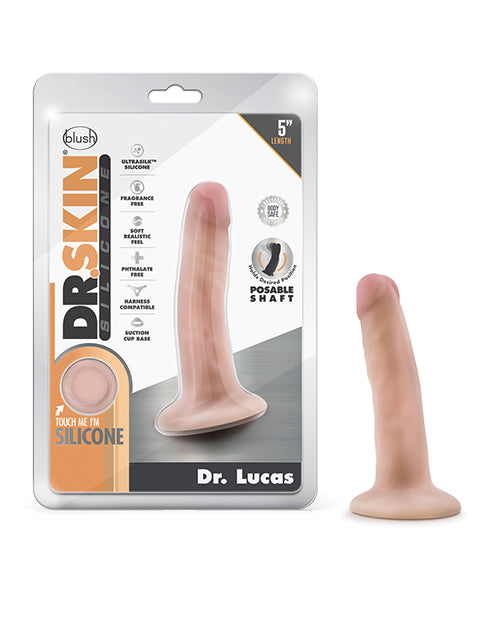 Blush Dr. Skin Silikon-Dildo von Dr. Lucas (14 cm)