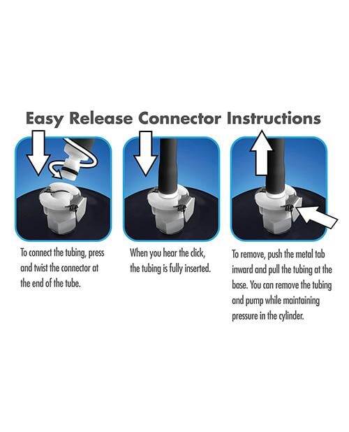 Blush Performance Vx6 Vacuum Penis Pump W-brass Pistol & Pressure Gauge - Clear - SEX LOVE DOLLS