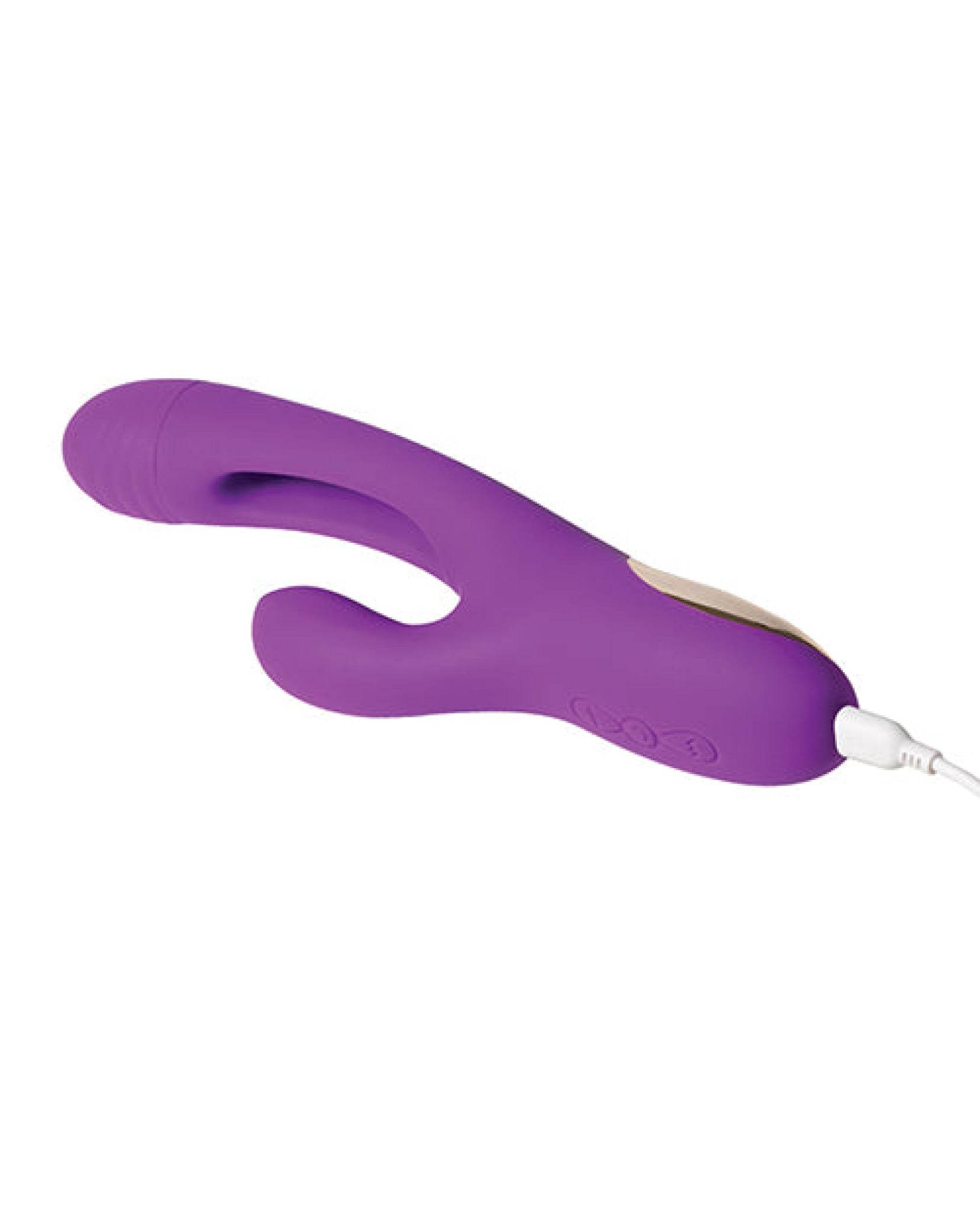 Bora G-spot Tapping Rabbit Vibrator - Purple - SEX LOVE DOLLS