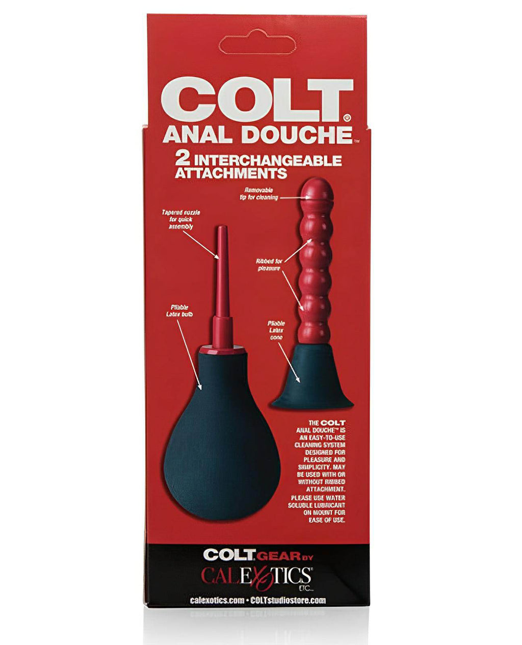Colt Anal Douche - Black - SEX LOVE DOLLS