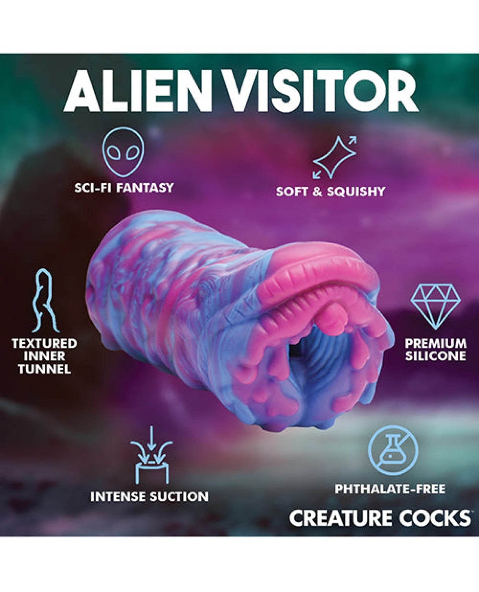 Creature Cocks Cyclone Alien Silicone Vagina Stroker - SEX LOVE DOLLS