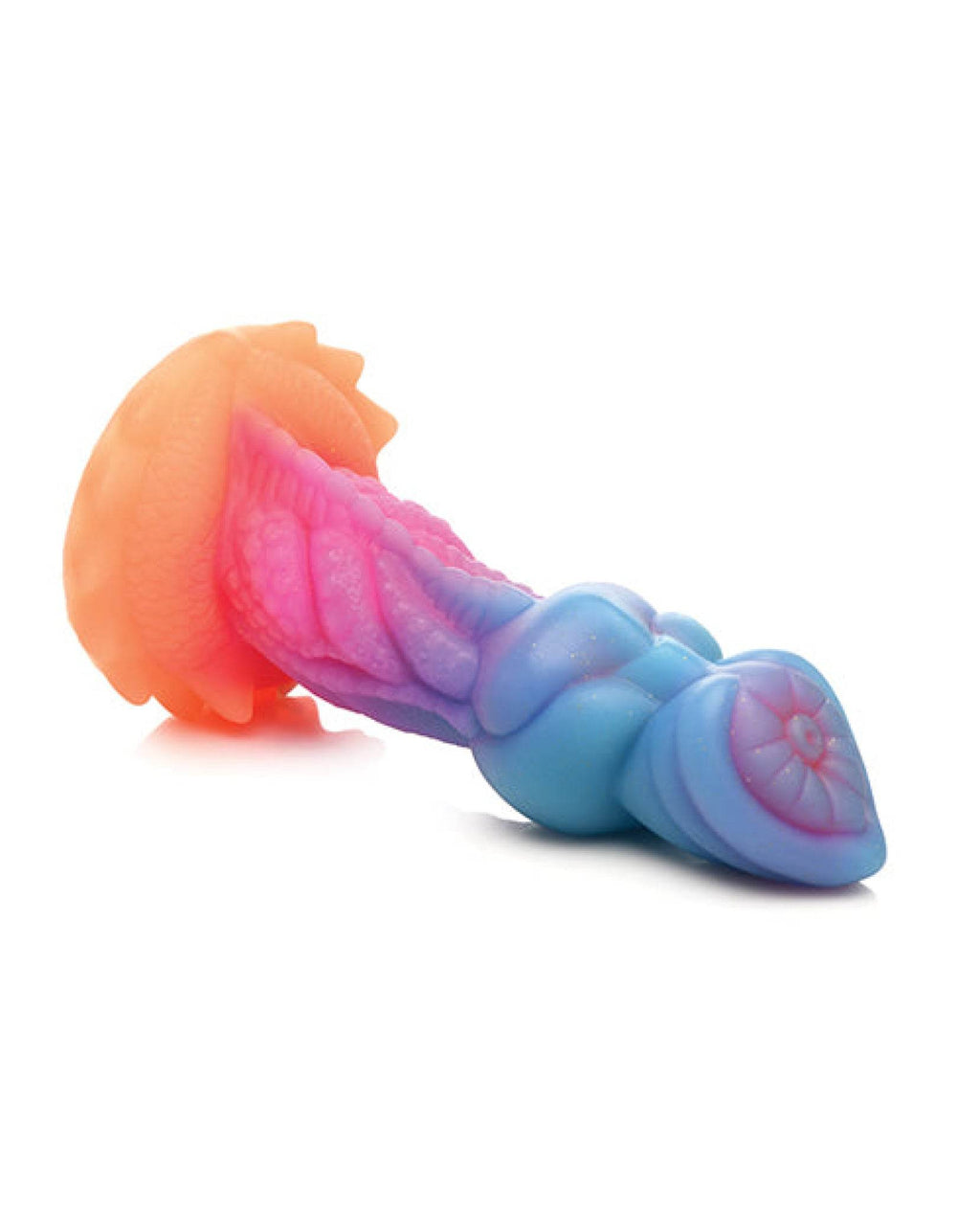 Creature Cocks Glow-in-the-Dark Aqua-Cock Silicone Dildo - SEX LOVE DOLLS