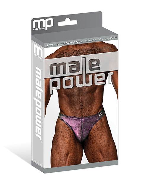 Hocus Pocus Stretch Poly Spandex Uplift Bong Thong Purple - SEX LOVE DOLLS