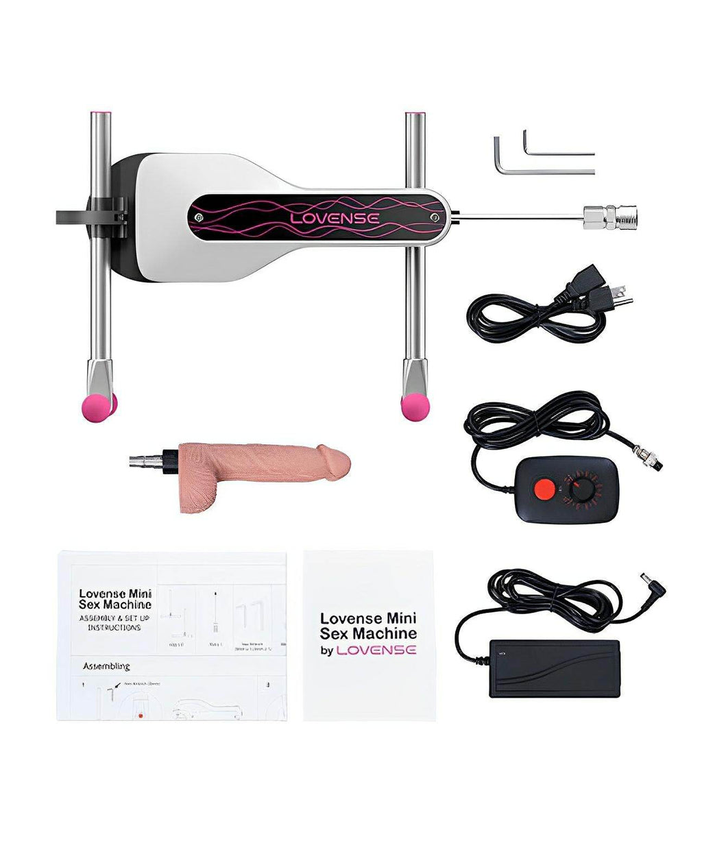 Lovense Mini Sex Machine - White: Luxury Redefined - SEX LOVE DOLLS