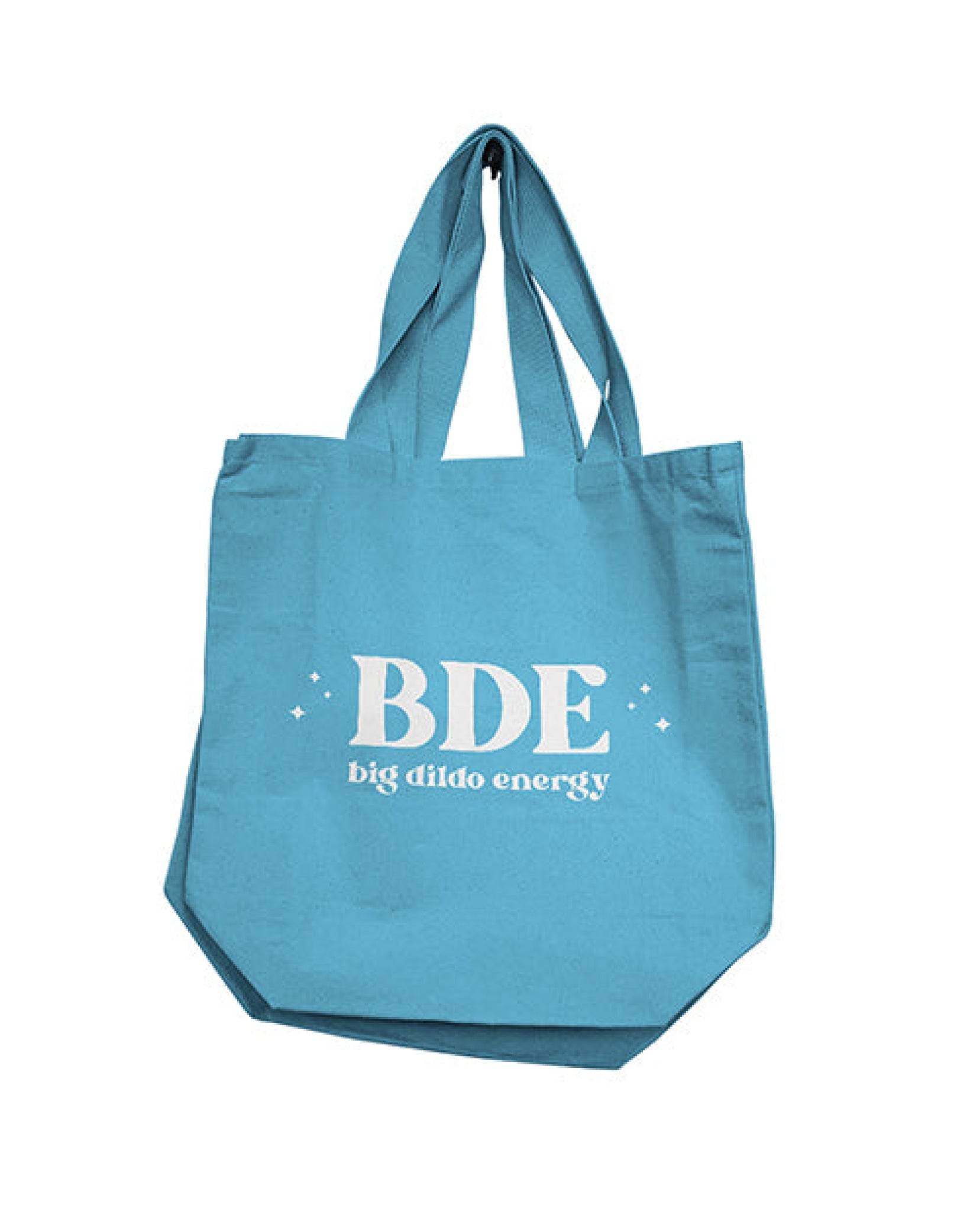 Nobu Big Dildo Energy Reusable Tote - Blue - SEX LOVE DOLLS