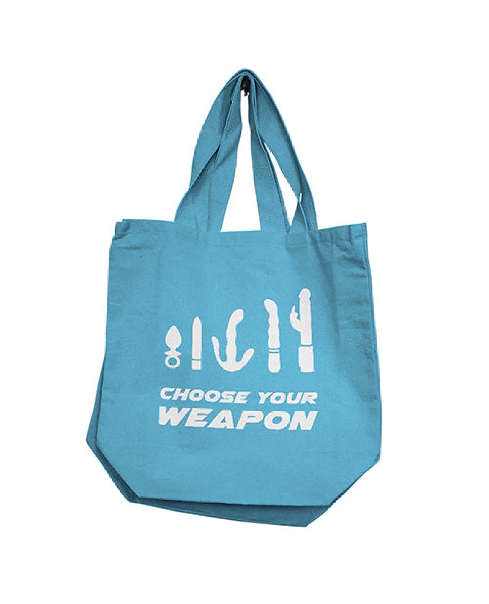 Nobu Choose Your Weapon Reusable Tote - Blue - SEX LOVE DOLLS