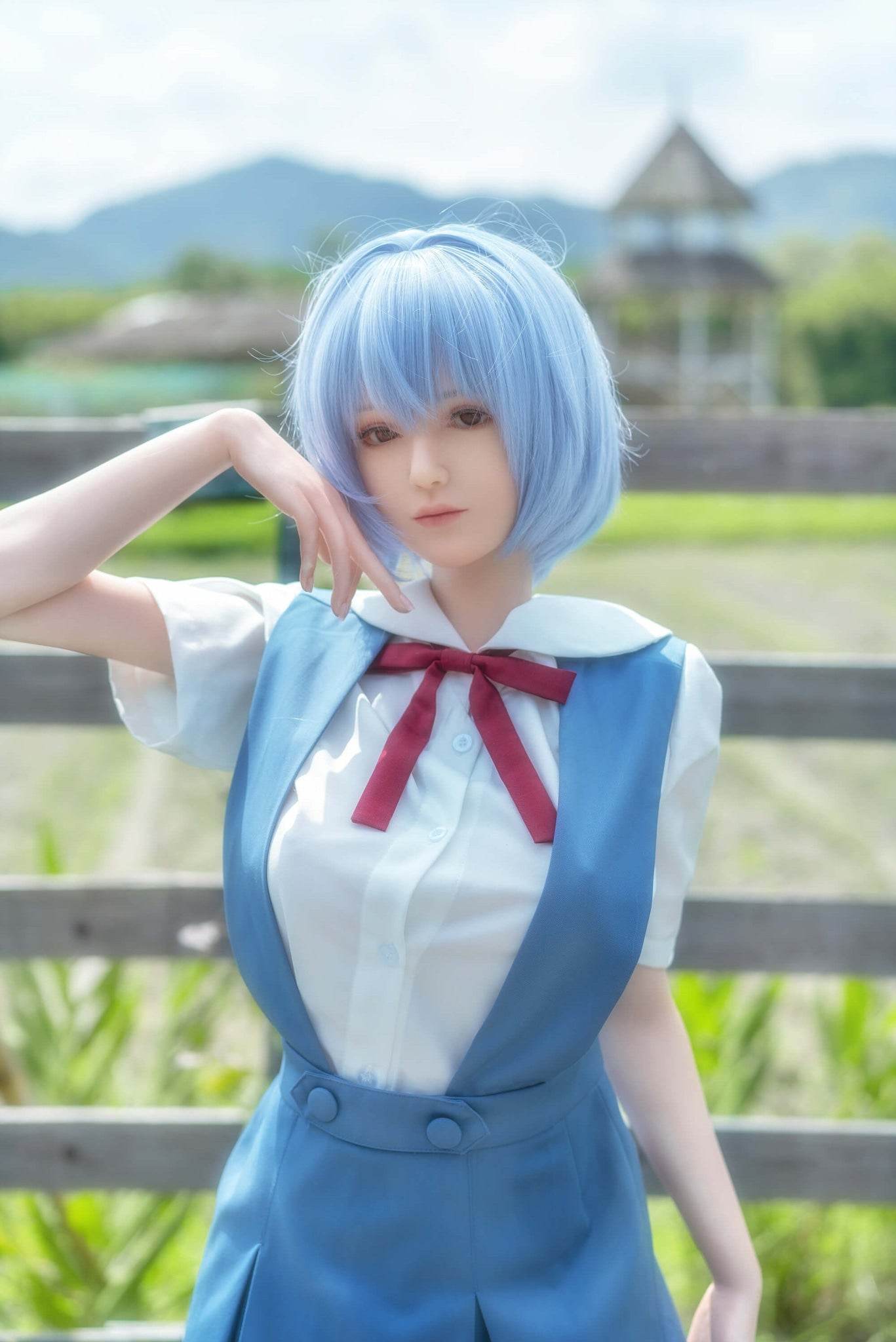 Rei Ayanami Anime Silicone Sex Doll - Game Lady Doll - SEX LOVE DOLLS