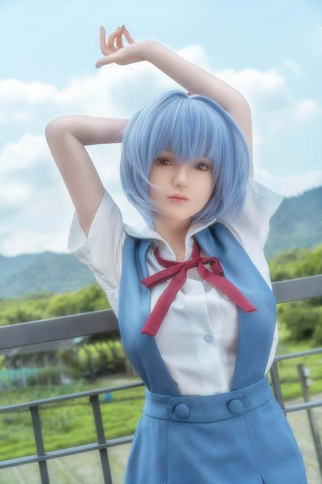 Rei Ayanami Anime Silicone Sex Doll - Game Lady Doll - SEX LOVE DOLLS