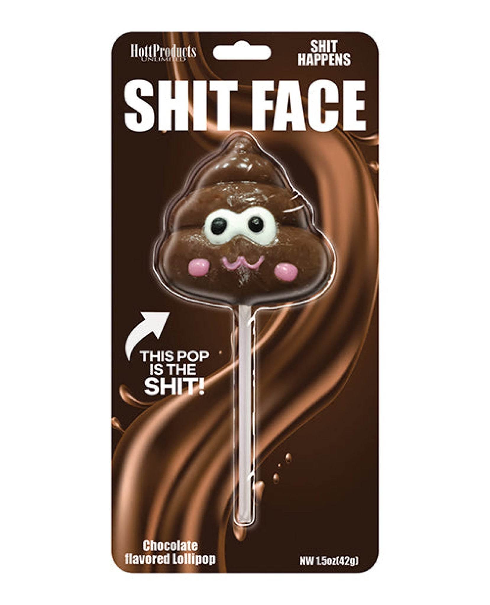 Shit Face Chocolate Flavored Poop Pop - SEX LOVE DOLLS