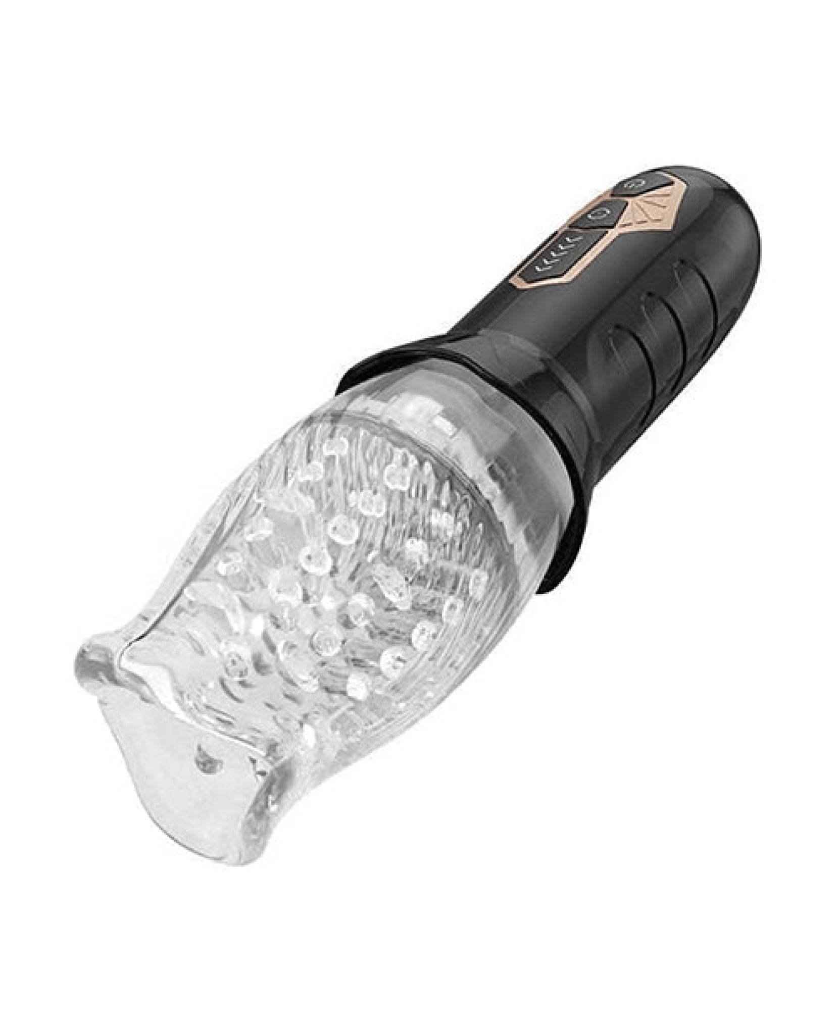 The Male Rose Rotating Blow Job Simulator - Black - SEX LOVE DOLLS