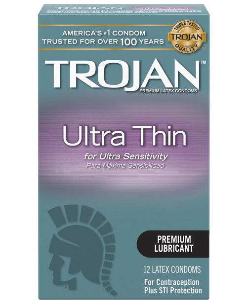 Trojan Ultra Thin Condoms - SEX LOVE DOLLS