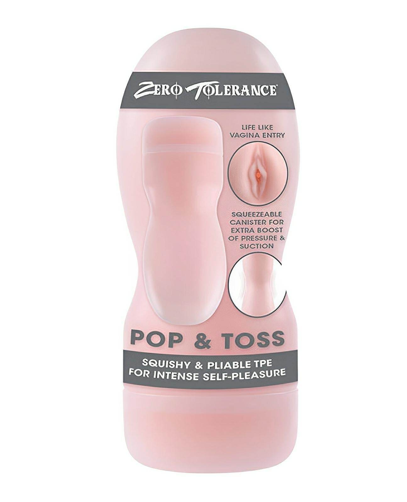 Zero Tolerance Pop & Toss Stroker - Light - SEX LOVE DOLLS