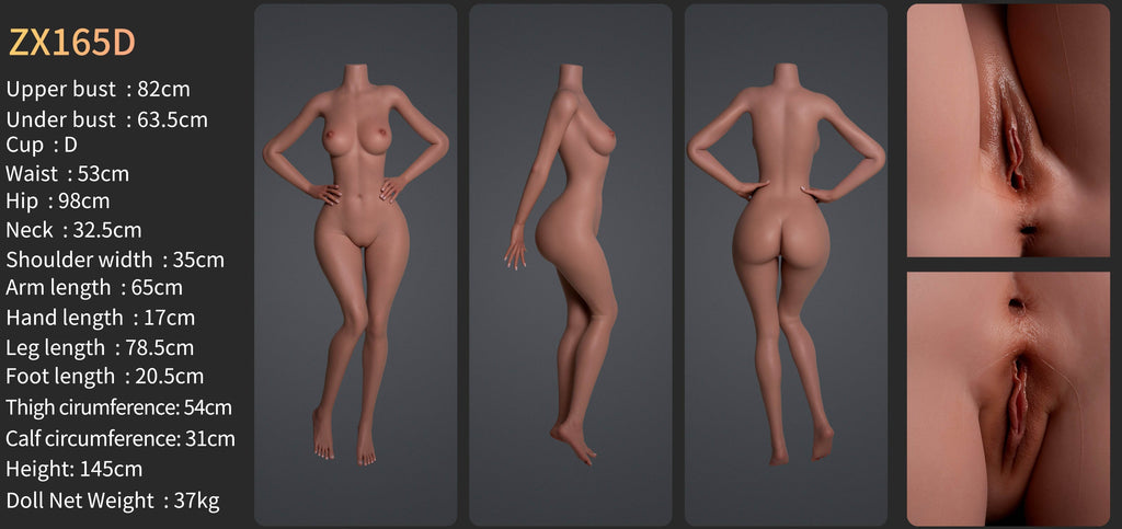 165cm/5ft4 D-cup Realistic Tan Skinny Milf Sex Doll SLE 1.0-ZXE216_3[EU STOCK] - SEX LOVE DOLLS